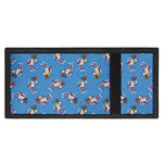 Skiing Dog Pattern Print Trifold Wallet