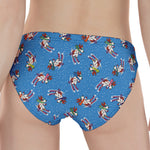 Skiing Dog Pattern Print Women's Panties
