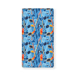 Skiing Equipment Pattern Print Baby Crib Sheet