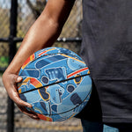 Skiing Equipment Pattern Print Basketball