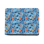 Skiing Equipment Pattern Print Bifold Wallet