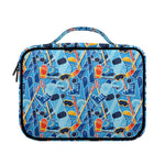Skiing Equipment Pattern Print Briefcase Bible Bag