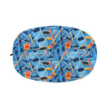Skiing Equipment Pattern Print Car Side Mirror Covers