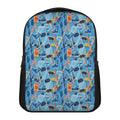 Skiing Equipment Pattern Print Casual Backpack