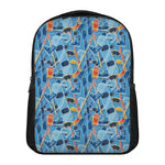 Skiing Equipment Pattern Print Casual Backpack