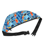 Skiing Equipment Pattern Print Fanny Pack