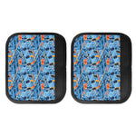 Skiing Equipment Pattern Print Handle Covers