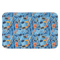 Skiing Equipment Pattern Print Indoor Door Mat