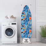 Skiing Equipment Pattern Print Ironing Board Cover