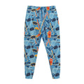 Skiing Equipment Pattern Print Jogger Pants