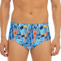 Skiing Equipment Pattern Print Men's Triangle Swim Briefs