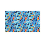 Skiing Equipment Pattern Print Polyester Flag