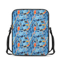 Skiing Equipment Pattern Print Rectangular Crossbody Bag