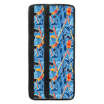 Skiing Equipment Pattern Print Refrigerator Handle Covers