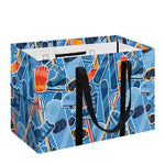 Skiing Equipment Pattern Print Utility Tote Bag