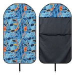 Skiing Equipment Pattern Print Waterproof Car Seat Cover