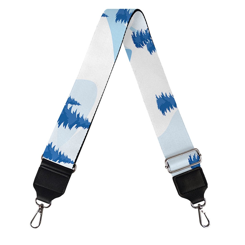 Skiing Mountain Print Bag Strap