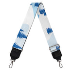 Skiing Mountain Print Bag Strap