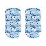 Skiing Mountain Print Bar Stool Covers