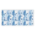 Skiing Mountain Print Beach Towel