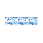Skiing Mountain Print Bed Runner