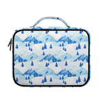 Skiing Mountain Print Briefcase Bible Bag