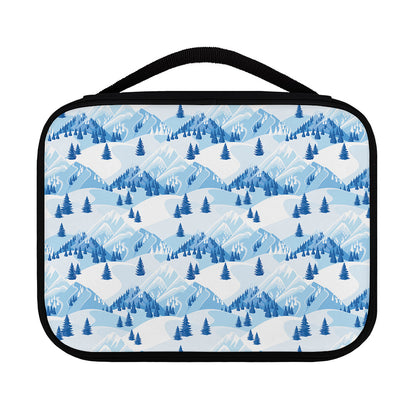 Skiing Mountain Print Classic Bible Case