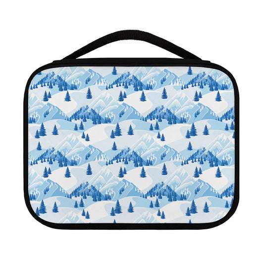 Skiing Mountain Print Classic Bible Case