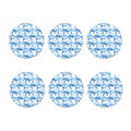 Skiing Mountain Print Coaster Set