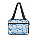 Skiing Mountain Print Double Strap Bible Bag