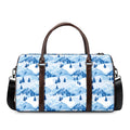 Skiing Mountain Print Duffel Bag