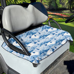 Skiing Mountain Print Golf Cart Seat Cover