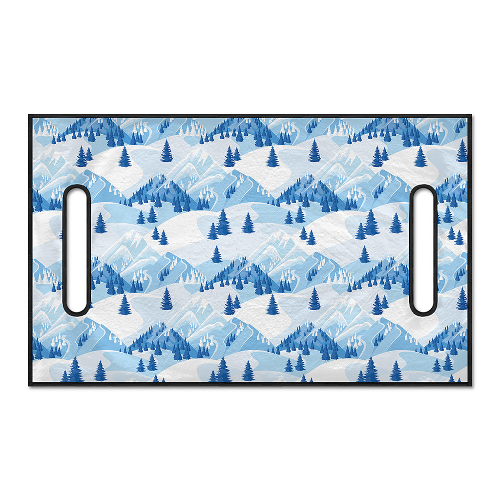 Skiing Mountain Print Golf Cart Seat Cover