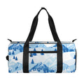 Skiing Mountain Print Gym Bag