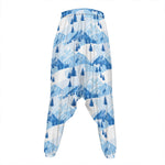 Skiing Mountain Print Hammer Pants