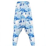 Skiing Mountain Print Hammer Pants