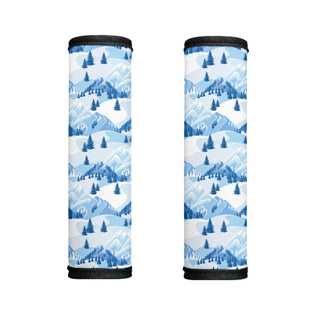 Skiing Mountain Print Handle Covers