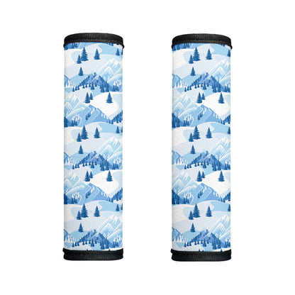 Skiing Mountain Print Handle Covers