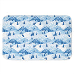Skiing Mountain Print Indoor Door Mat