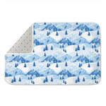 Skiing Mountain Print Indoor Door Mat