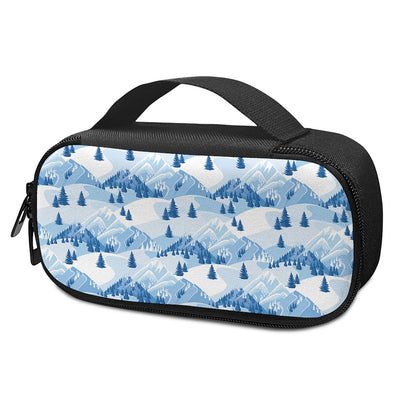 Skiing Mountain Print Insulin Cooler Travel Case