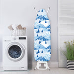 Skiing Mountain Print Ironing Board Cover