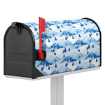 Skiing Mountain Print Mailbox Cover