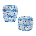 Skiing Mountain Print Office Chair Cover