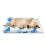 Skiing Mountain Print Pet Cooling Mat Cover