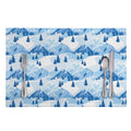 Skiing Mountain Print Placemat