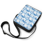 Skiing Mountain Print Rectangular Crossbody Bag