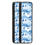 Skiing Mountain Print Refrigerator Handle Covers