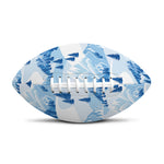 Skiing Mountain Print Rugby Ball