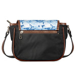 Skiing Mountain Print Saddle Bag